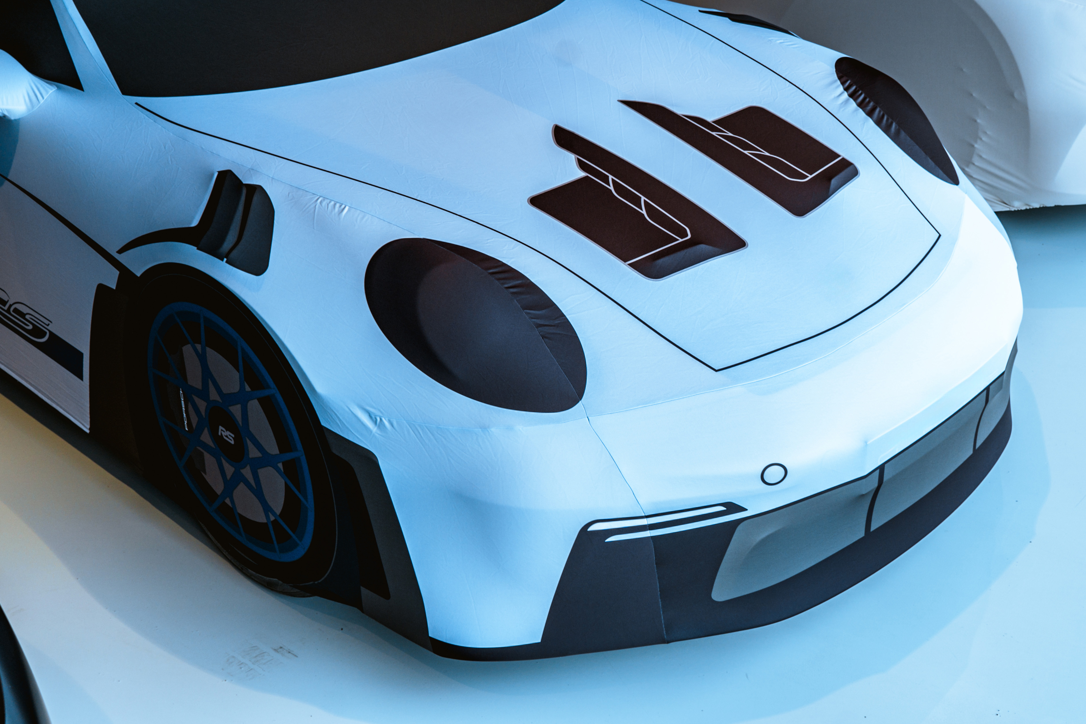 housse personnalisee impression Porsche
